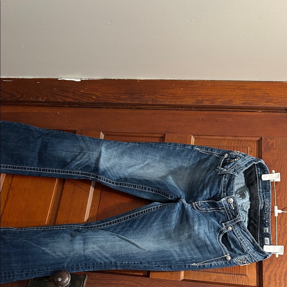 Miss Me Dark Blue Denim Jeans